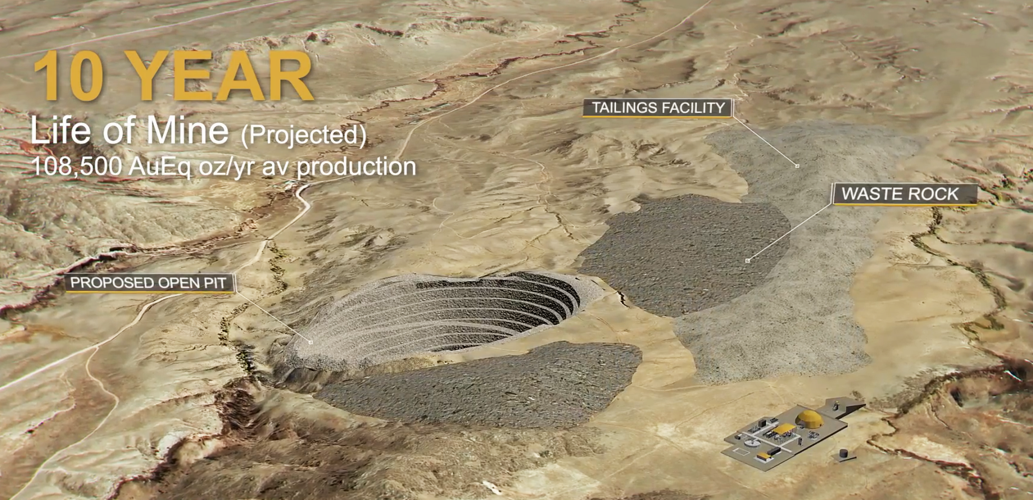 US Gold CK Project mine site graphic