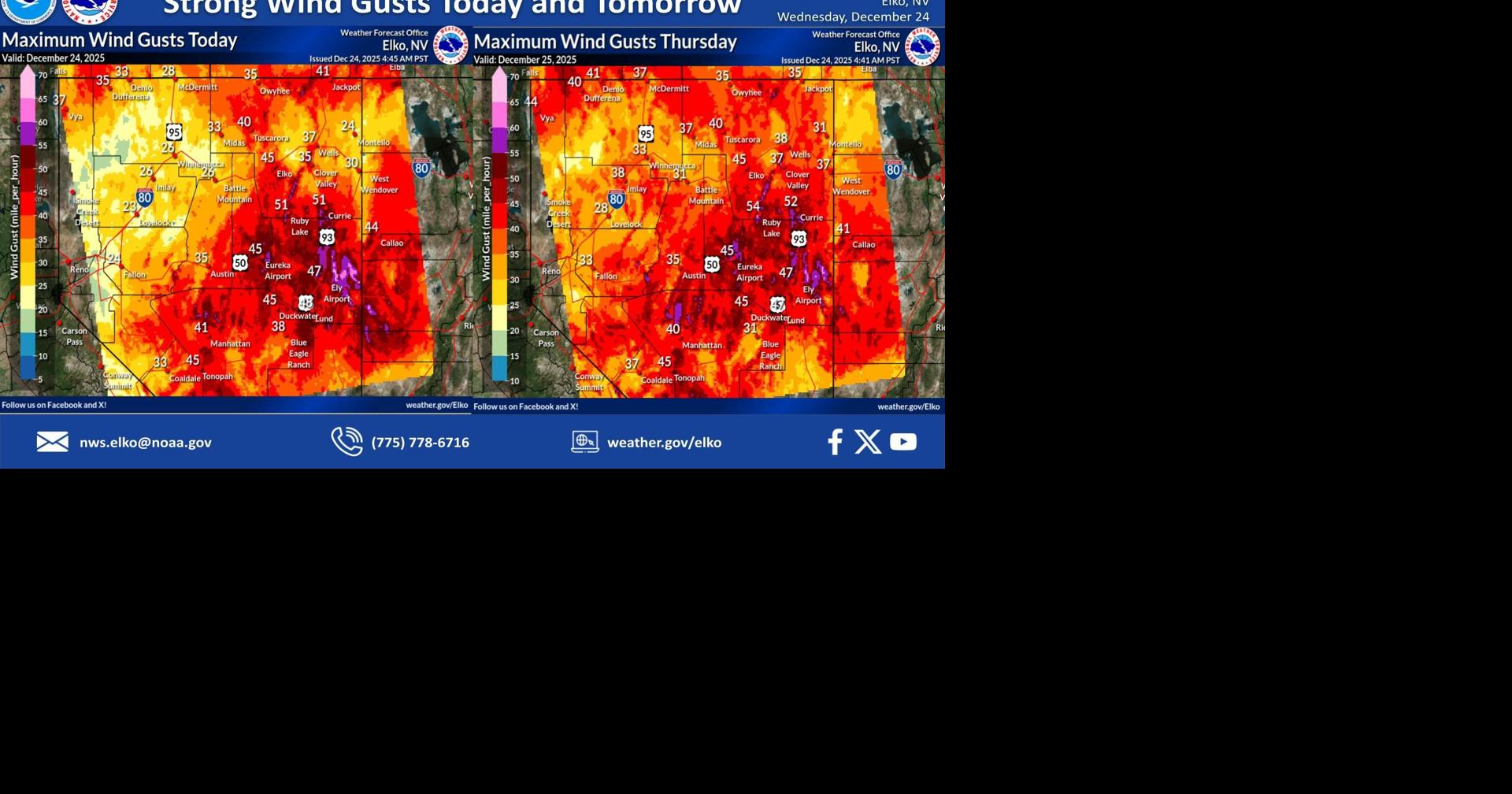 Wind advisory - 'Fairly strong winds through the day'