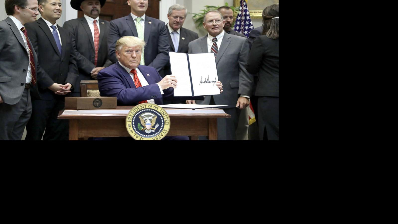 J J Goicoechea Attends Trump Signing News Elkodaily Com