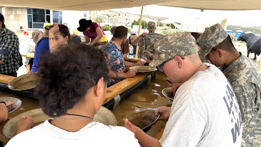 California Trail Days - Panning for gold