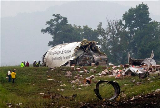 UPS cargo jet crashes in Alabama 2 killed