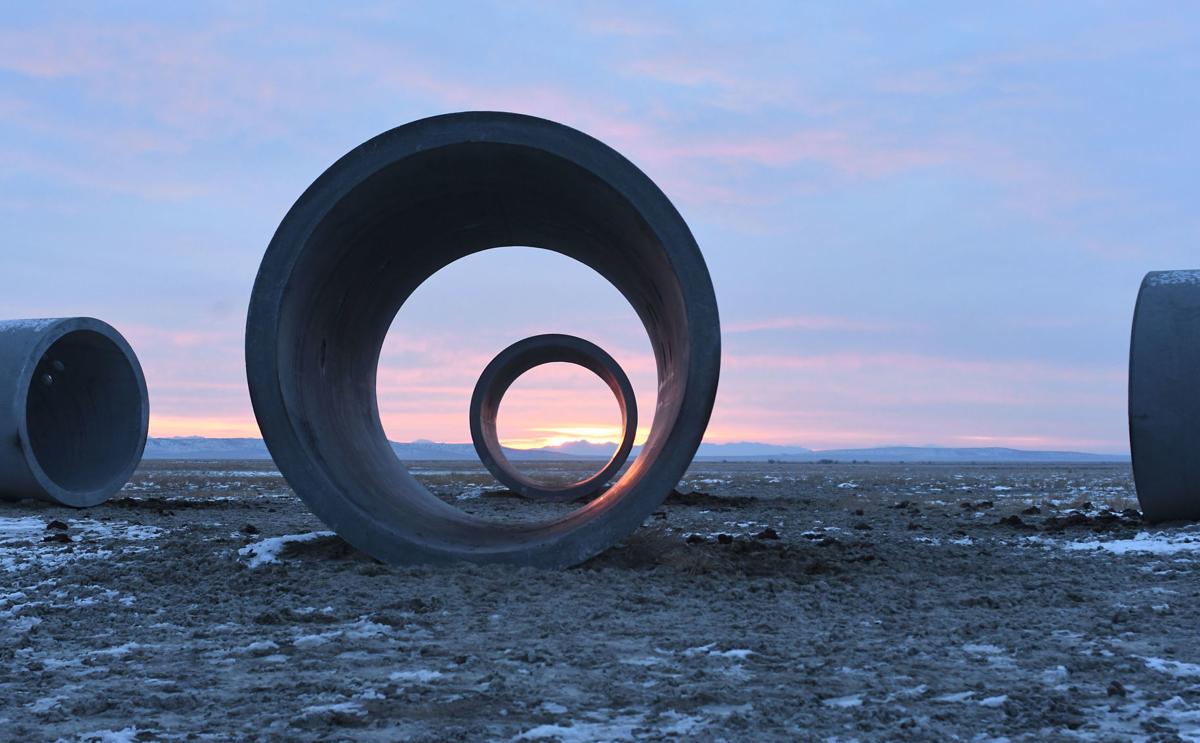 Sun Tunnels revisited on winter solstice Local Sun Tunnels revisited on winter solstice Local