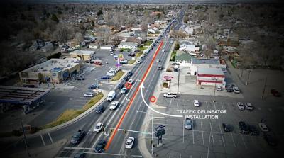 City of Twin Falls to Install Traffic Delineators on Washington Street to Improve Safety