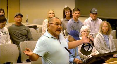 Ruby Mountains private ski area - Steven McDade speaks at planning meeting