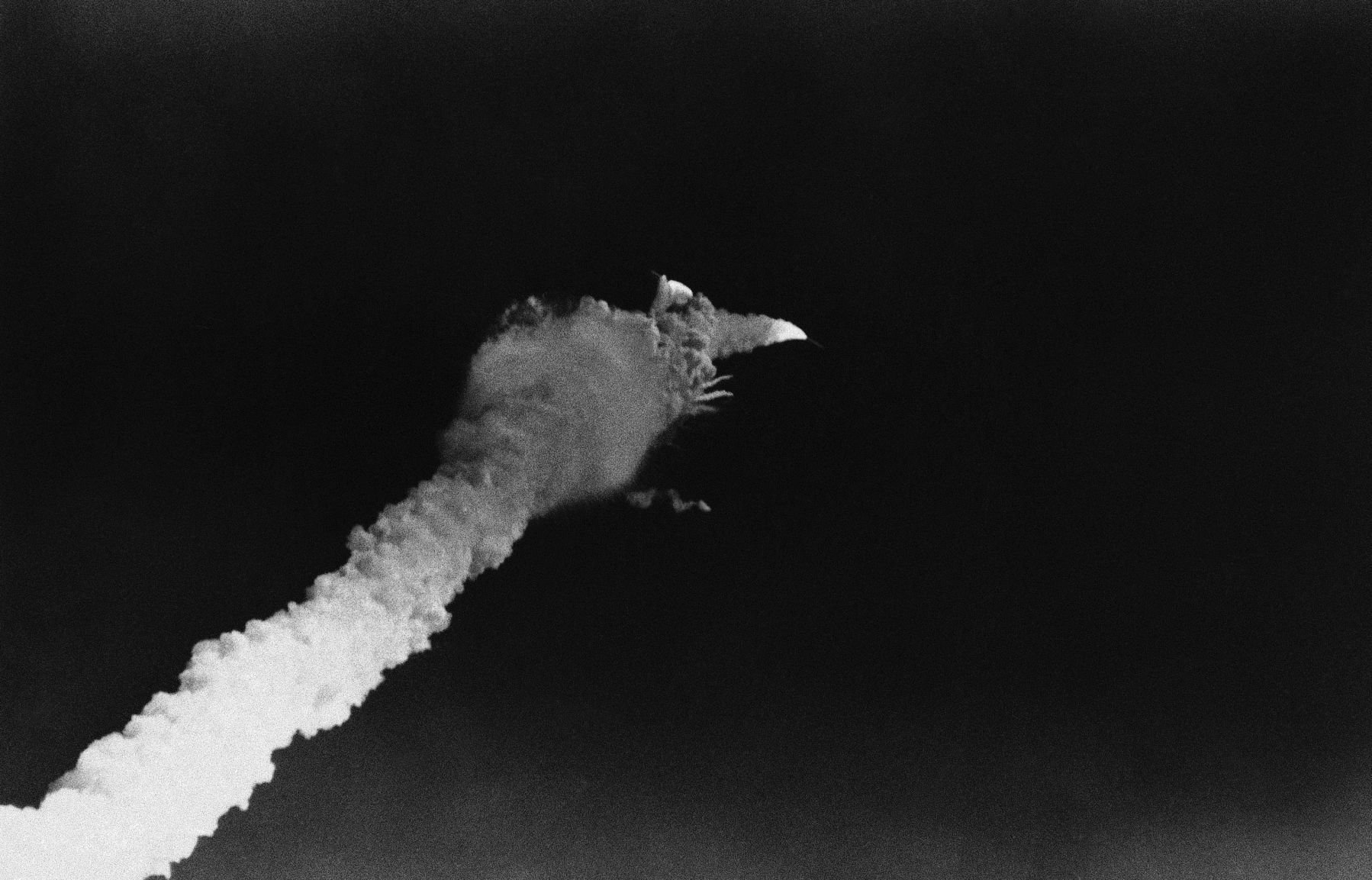 space shuttle explosion 1986