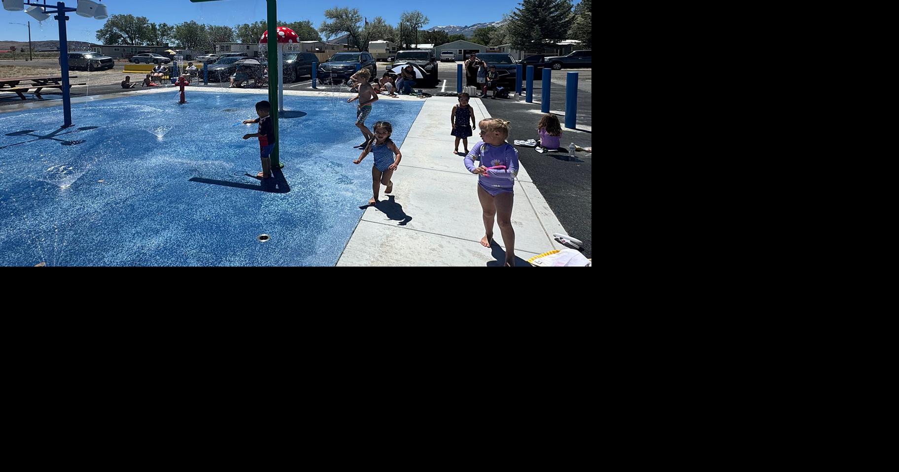 Wells opens water play area for children - the third new splash pad in Elko County this spring