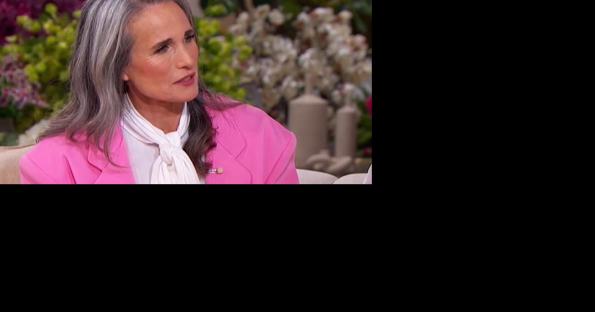 Andie MacDowell credits Sharon Stone with inspiring her to try dating apps