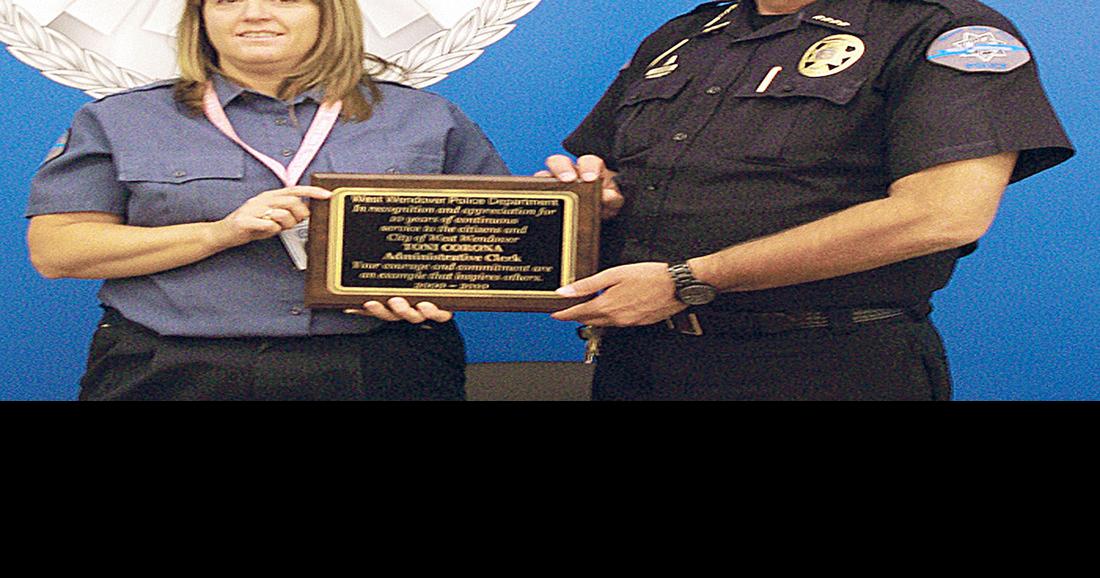 Wendover police department recognizes 10year employee