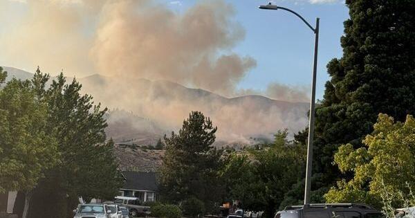 Fire crews responding to two blazes in west Reno