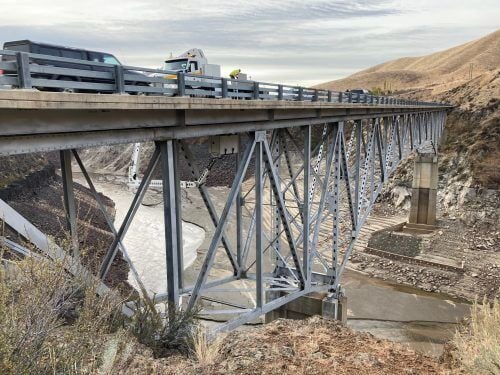 Wide-load access available starting tomorrow on SH-21 Mores Creek Bridge