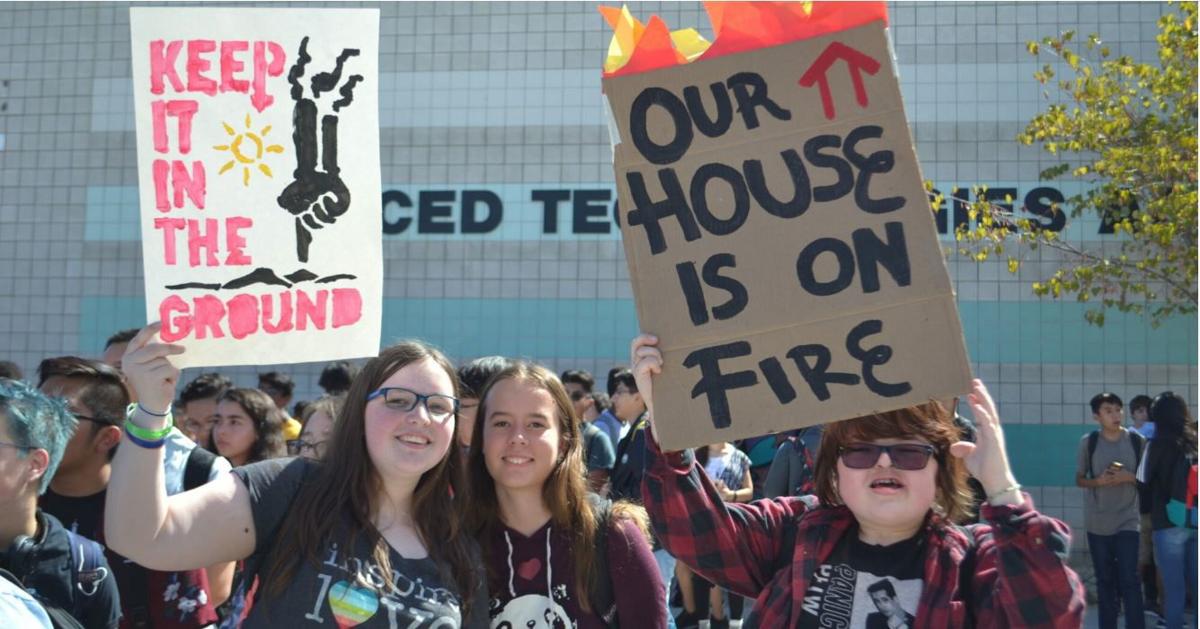 Climate change strike