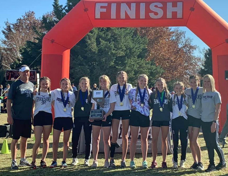 Spring Creek Lady Spartans — 2019 Division 3A girls state cross country champs