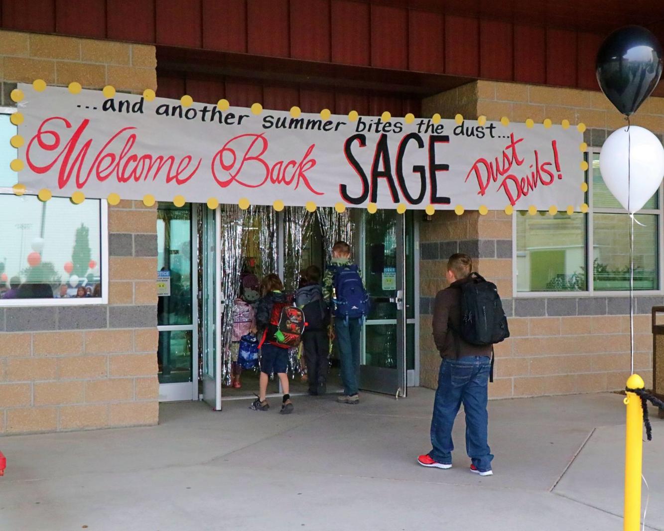 Sage Elementary rolls out the red carpet for first day of school