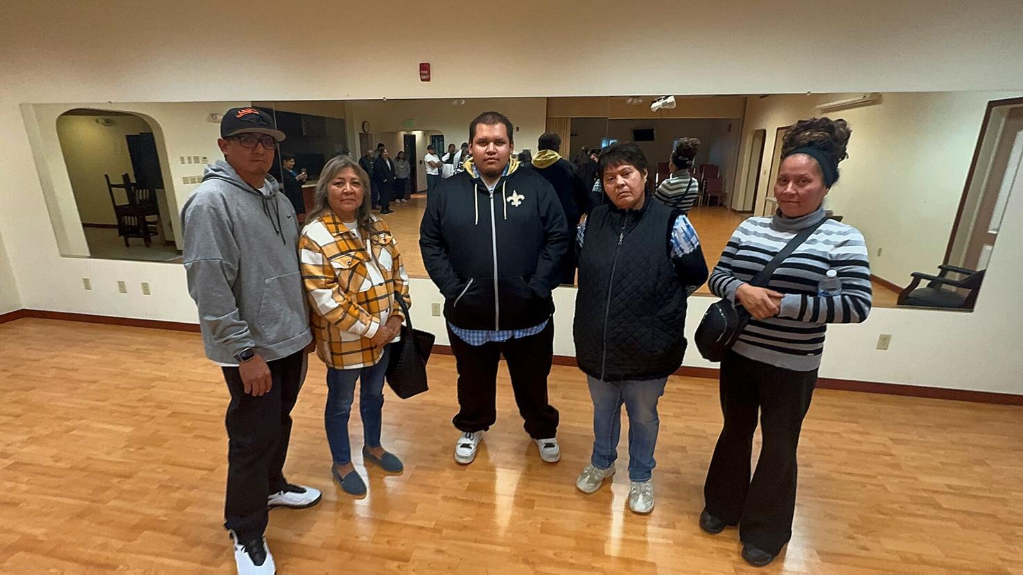 Wells band council members