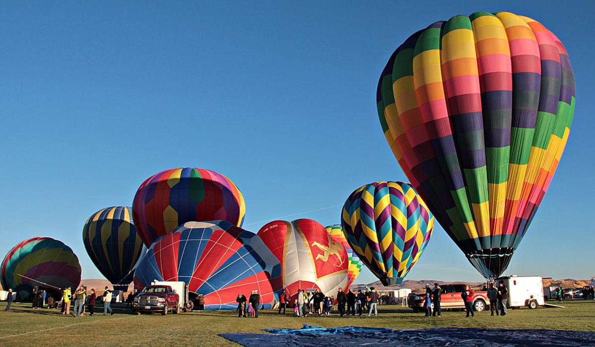 Putting the 'hot' into hot air balloons Ruby Mountain Balloon Festival