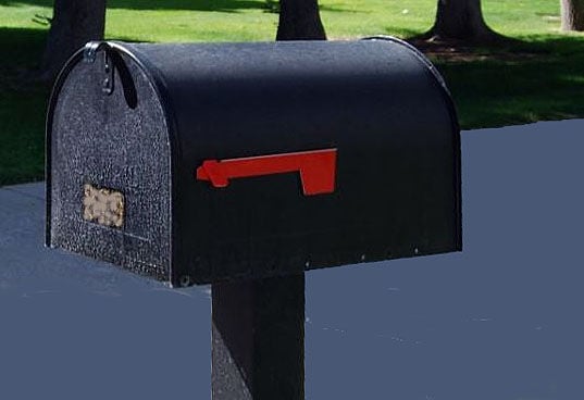 Letters mailbox