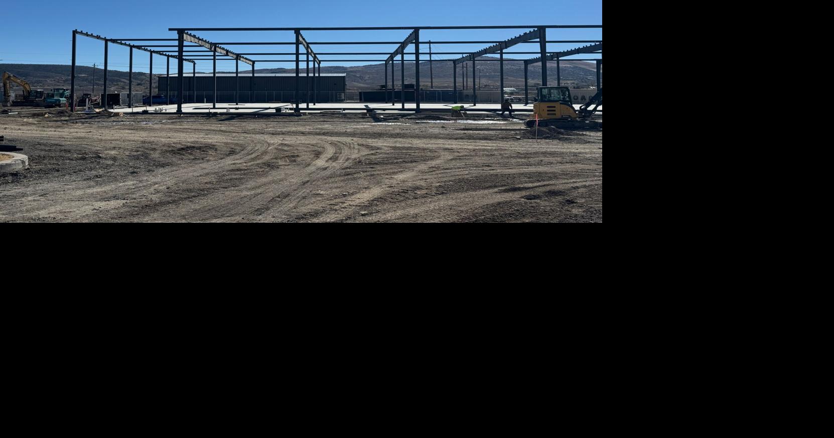 IFA construction site sees beam structures installed