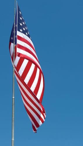 1. The U.S. Bicentennial flag