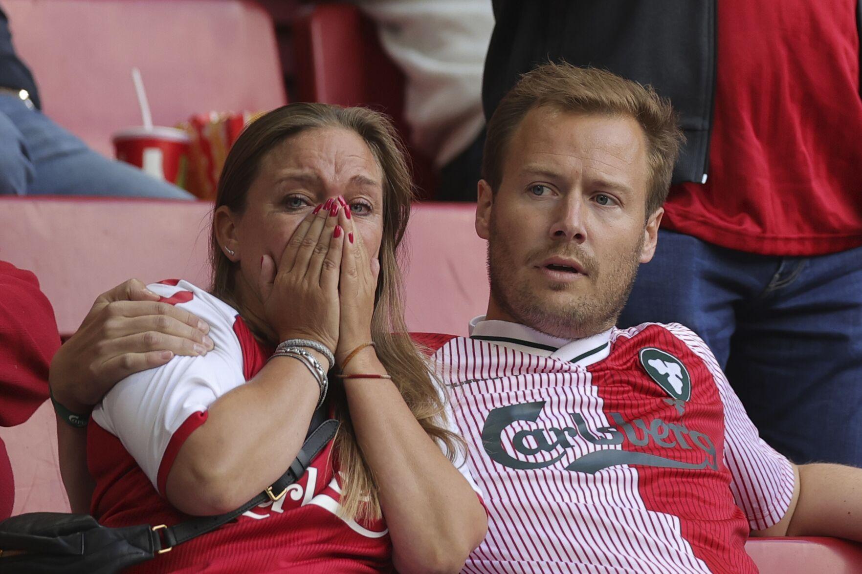 Photos: Soccer player Christian Eriksen's collapse stuns ...