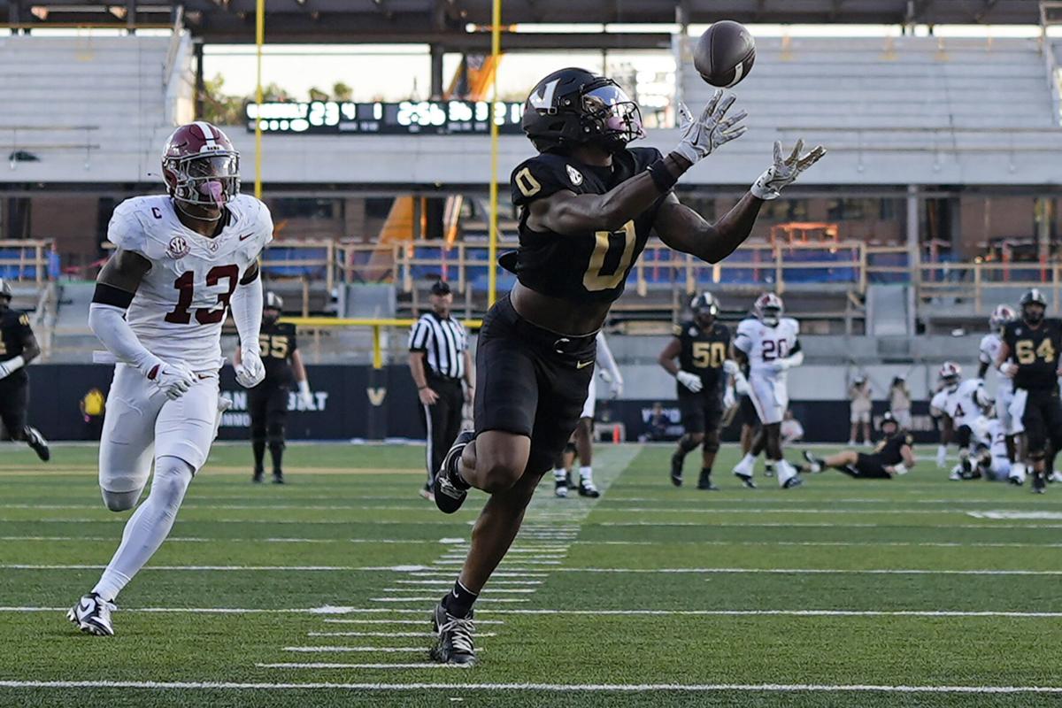 APTOPIX Alabama Vanderbilt Football