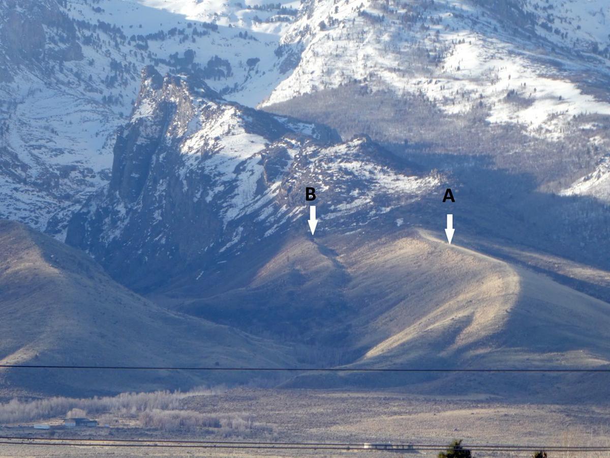 Glacial moraines of Seitz Canyon