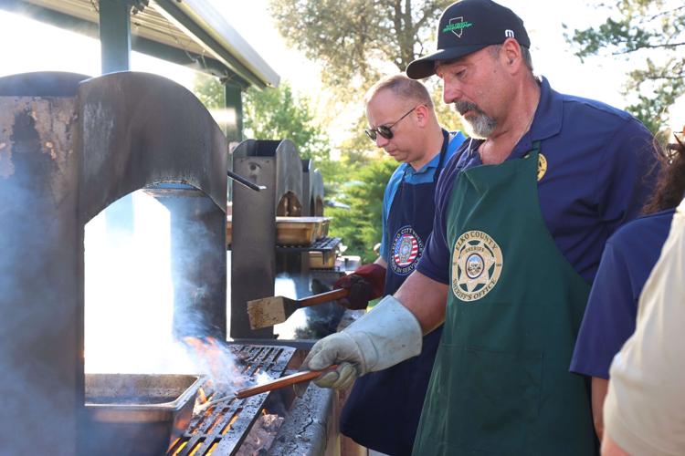 Capt. Rick Moore and Elko County Sheriff Aitor Narvaiza