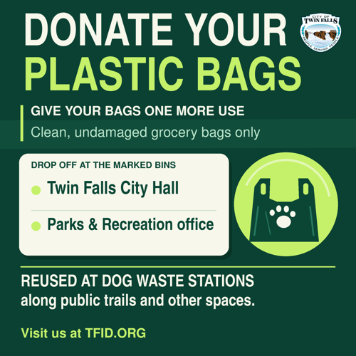 Give Plastic Bags One More Job to Help Keep Our Community Clean
