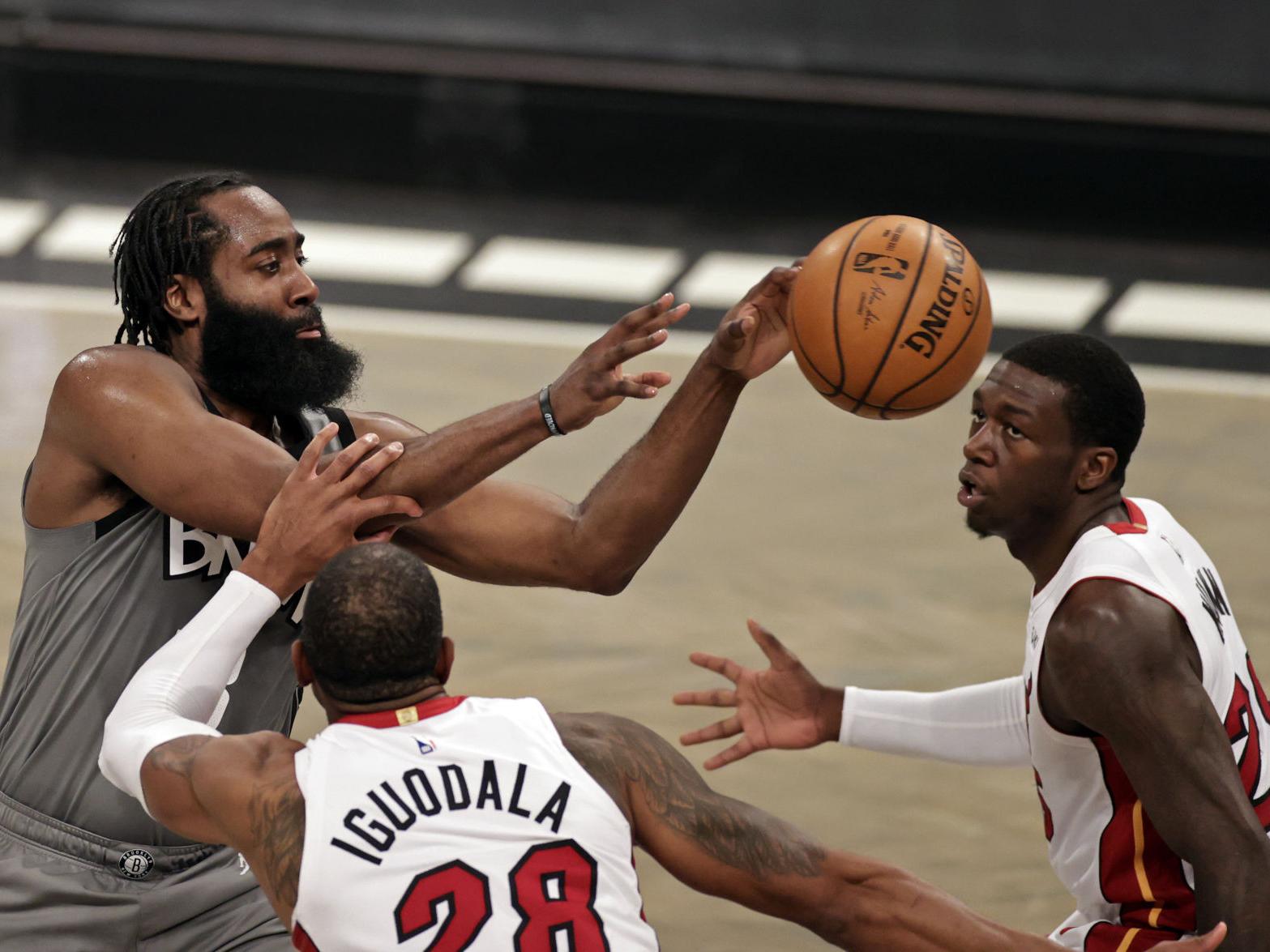 Nets Overcome Slow Start Beat Short Handed Heat 98 85 Sports Elkodaily Com Nets Overcome Slow Start Beat Short Handed Heat 98 85 Sports Elkodaily Com