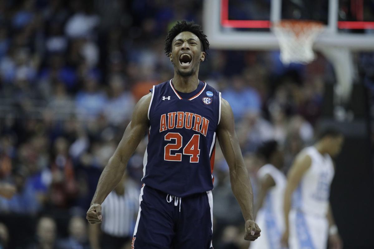 Hot Shooting Auburn Upsets No 1 North Carolina 97 80 Sports