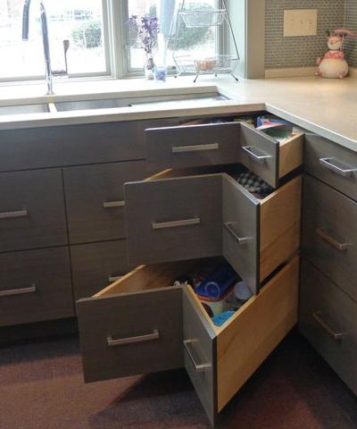 corner drawers
