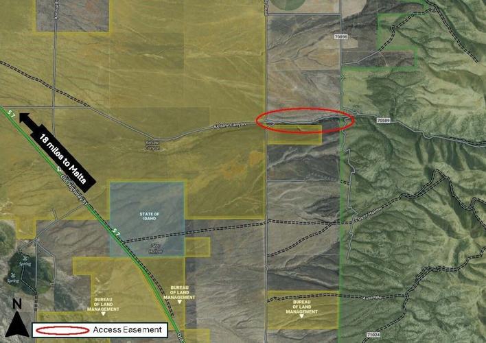 New access easement opens route to public lands in Kelsaw Canyon