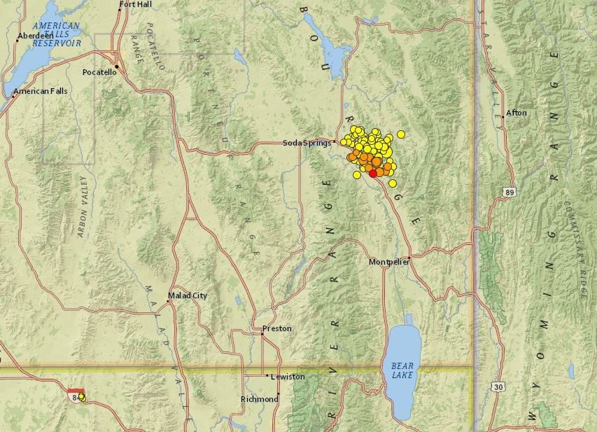 Earthquake swarm continues to rattle Idaho