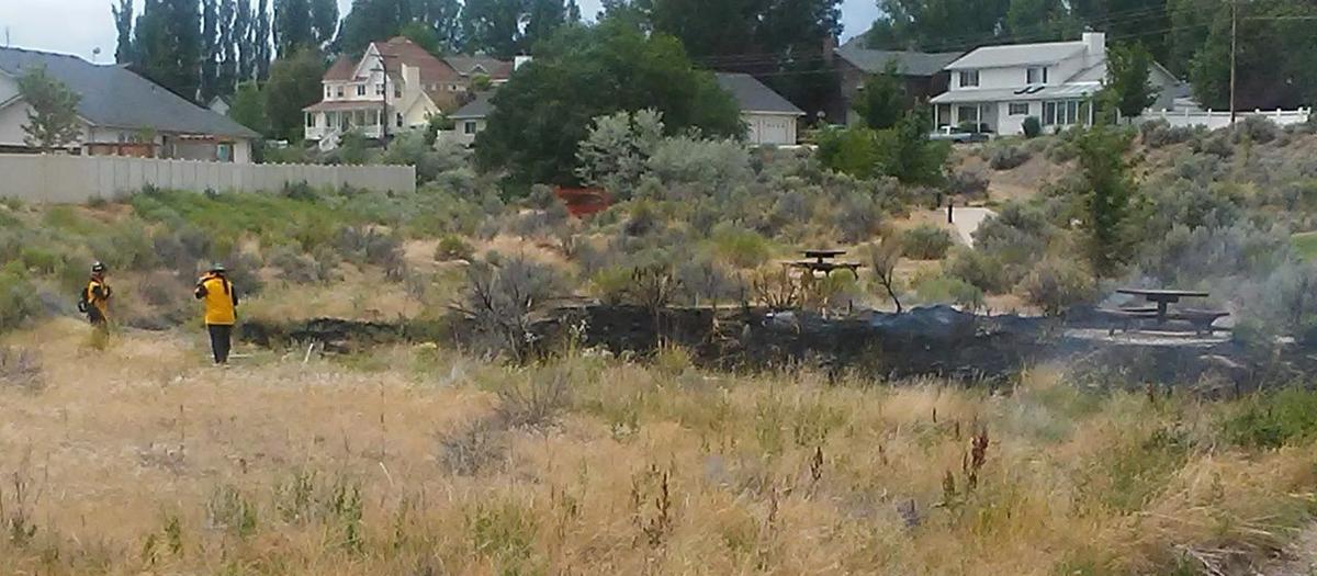 Peace Park fire