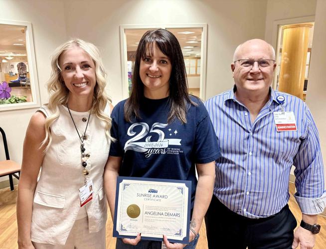 Angelina DeMars wins Sunrise Award