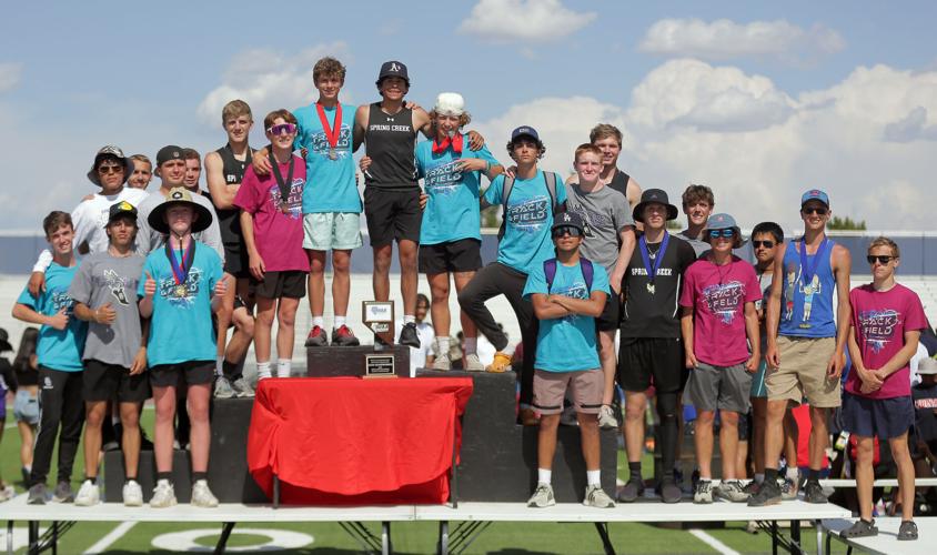 Spring Creek boys track and field 2-23 Division 3A state runner-up