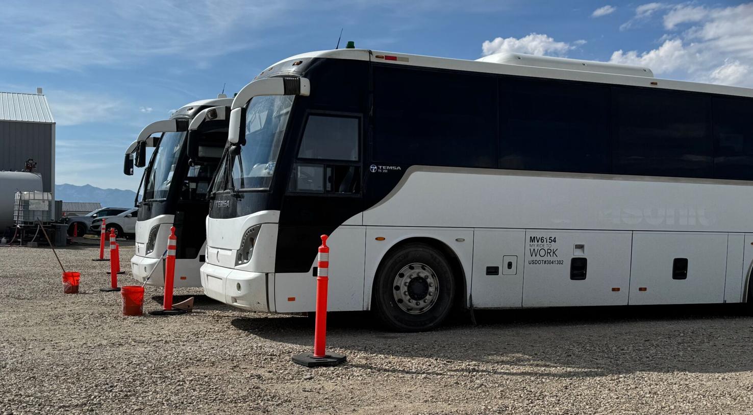 Texas Workforce Bus New bus lines begin taking miners to work sites across area