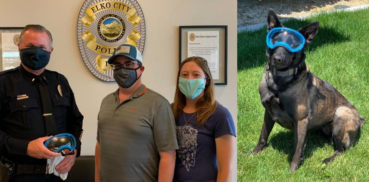 Canine goggles donated to EPD