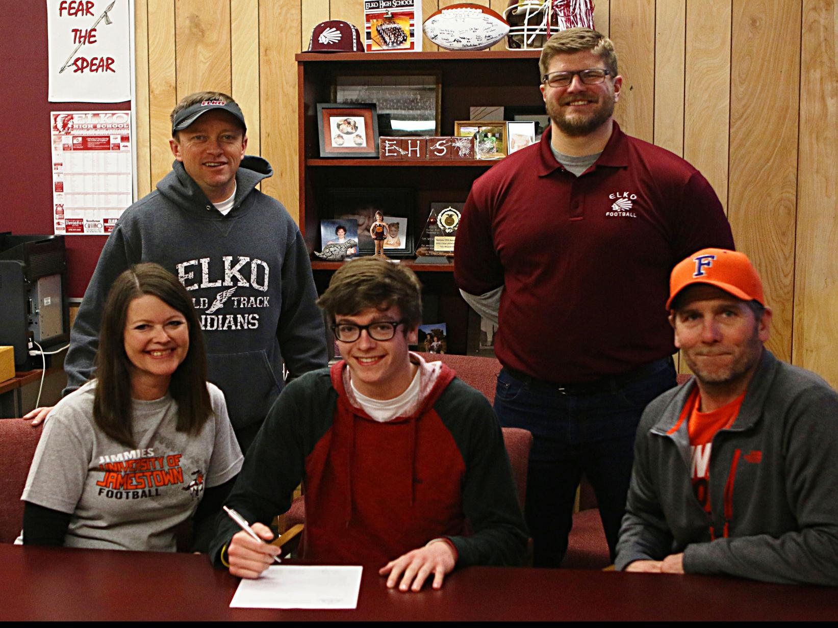 Freitag Off To Jamestown Signed To Play Football For The Jimmies