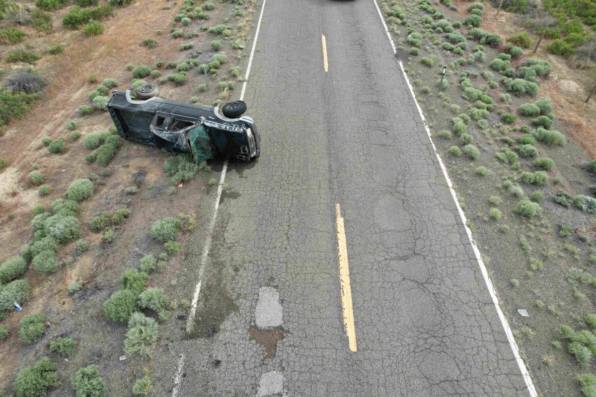 Fatal crash on frontage road east of Battle Mountain
