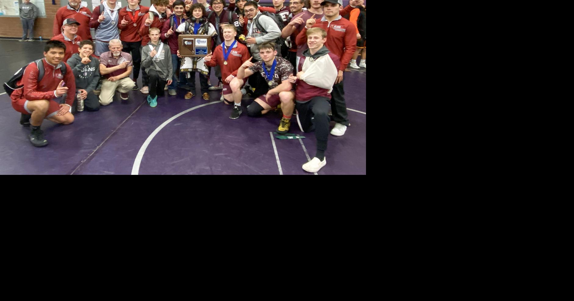 Elko wins 3rd-consecutive regional wrestling title