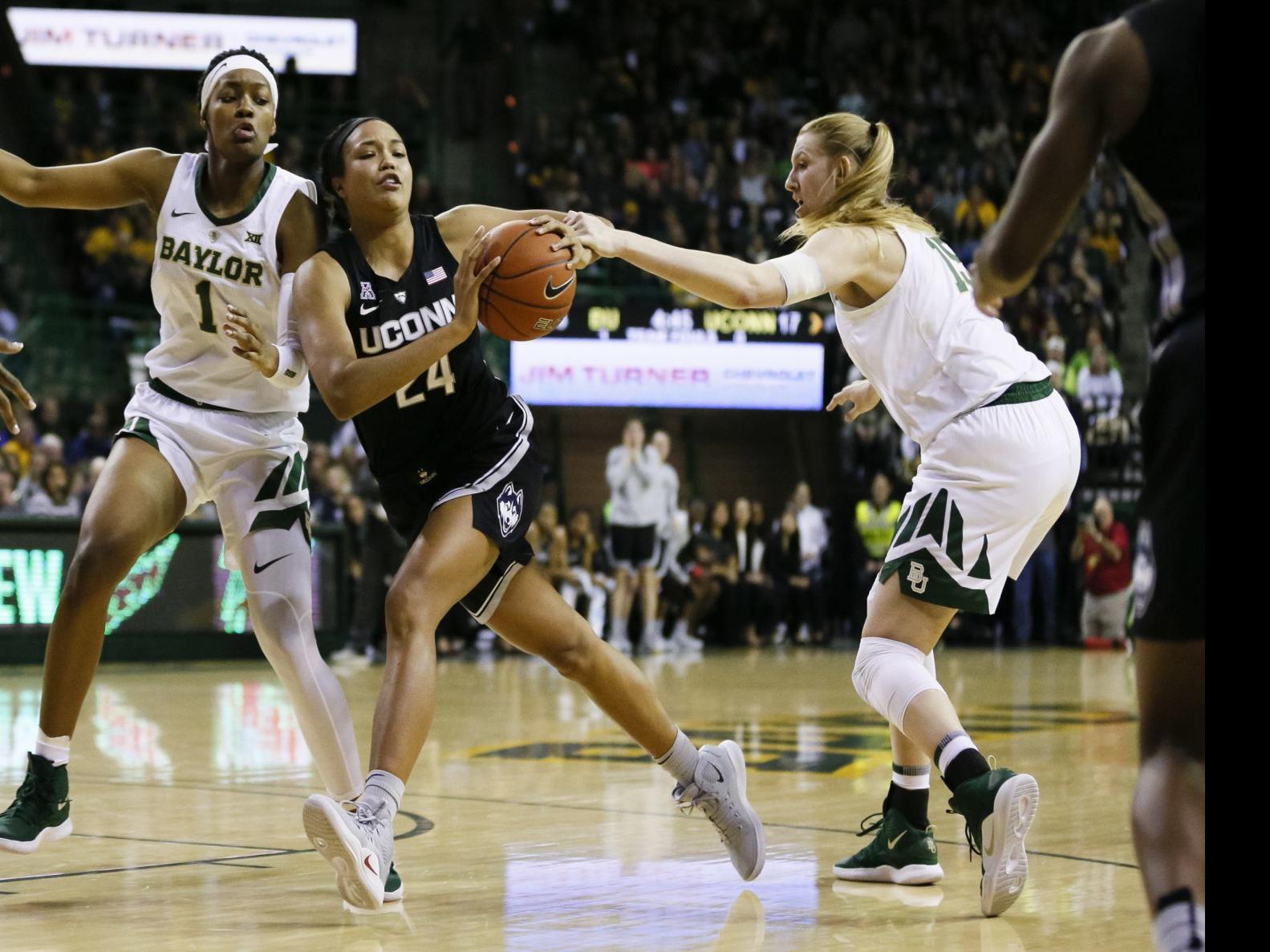 No 8 Baylor Women Beat Uconn 68 57 For 1st Win Over No 1