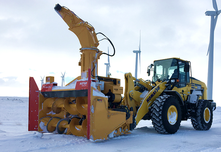 This Excavator With a Massive Blower Attachment Becomes an Incredible Snow  Removal Machine - alt_driver