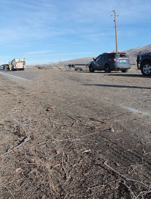 Dirt path across Idaho Street