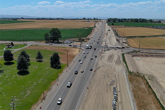 Closures on Indiana Avenue at SH-55 Friday