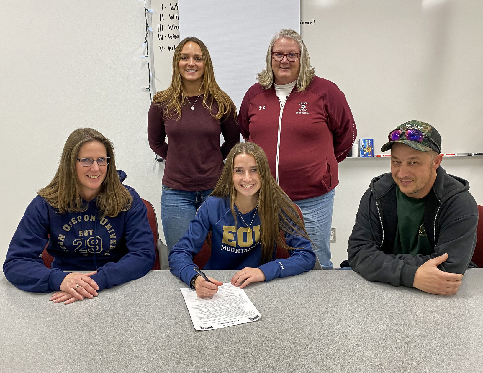 Jacaway inks to play soccer at EOU