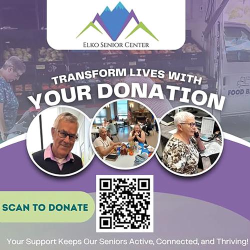 Elko Senior Center - Transform lives with your donation