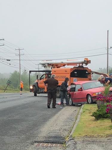 Four taken to hospital following Hancock crash | News ...