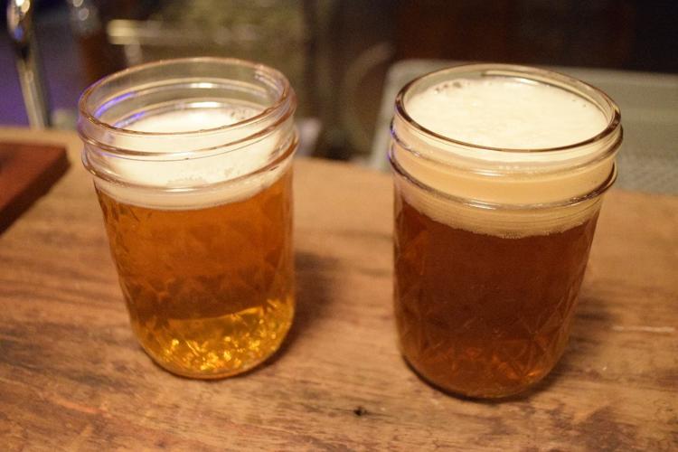 Nibbles Beer, pie and sourdough Food