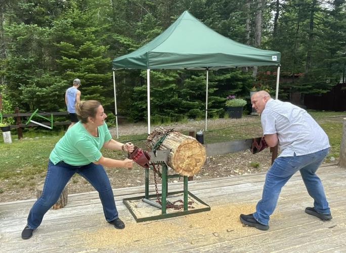 Talkin' chop Timber Tina's Great Maine Lumberjack Show brings woods