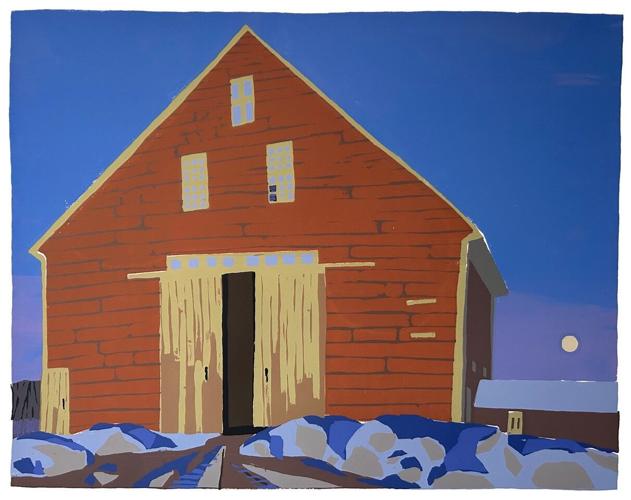 Alison Rector Artist Down on the farm: Alison Rector's 'Silkscreen Season On A Maine Farm ...